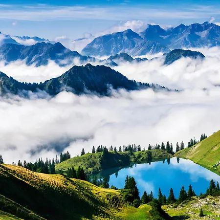 Allgaeu Luxury Bergloewe Mit Sauna 公寓 上施陶芬